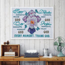 5D Diamond Painting DIY Flower Letters Partial Special Shape Drill Wall Decor