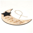 Eid Mubarak Wooden Ornaments Decorations Ramadan Party Mubarak Ramadans Gifts