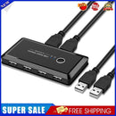 2x4 USB 2.0 Switcher 2 PCs Sharing 4 USB Devices for Keyboard Mouse Printer