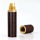 Wooden Box Hand Sewing Needle Storage Container Embroidery Mending Holder Bottle