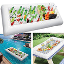 Picnic Drink Float Food Fruit Containers Inflatable Ice Bucket Floating Tray