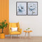 2 Panels Golden Leaf Lotus Oil Paint By Numbers Kits DIY Handpainted on Can