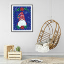 5D DIY Diamond Painting Red Gnome Full Round Mosaic Christmas Decorative Dr