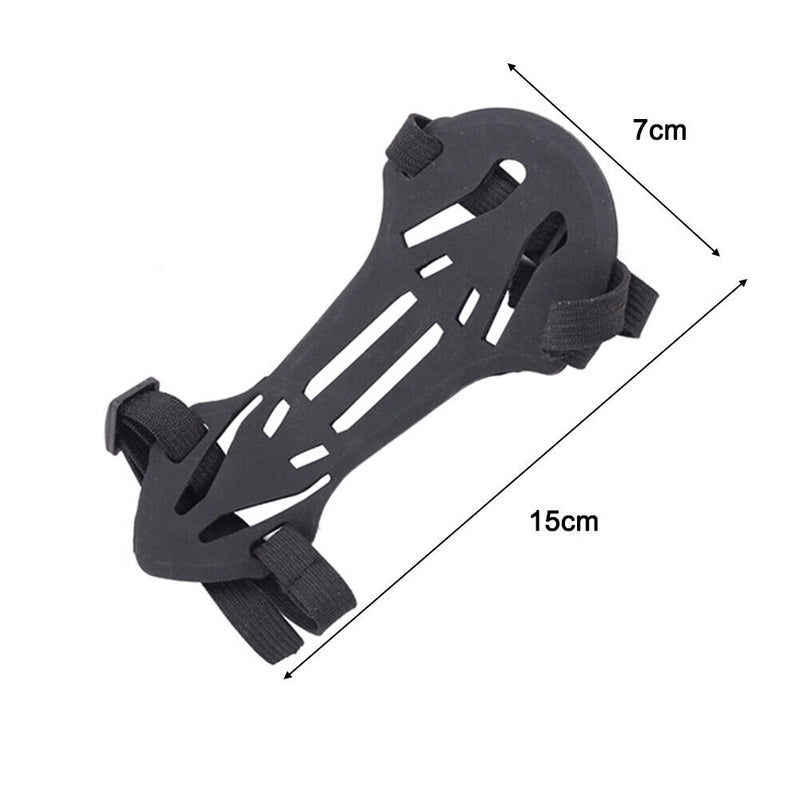 Recurve Bow Rubber Arm Guard Protective Sleeve Shot Training Forearm Protecto