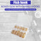 101pcs Fishing Hook Set Carbon Steel Single Fishing Jig Barbed Carp Hooks Tackle