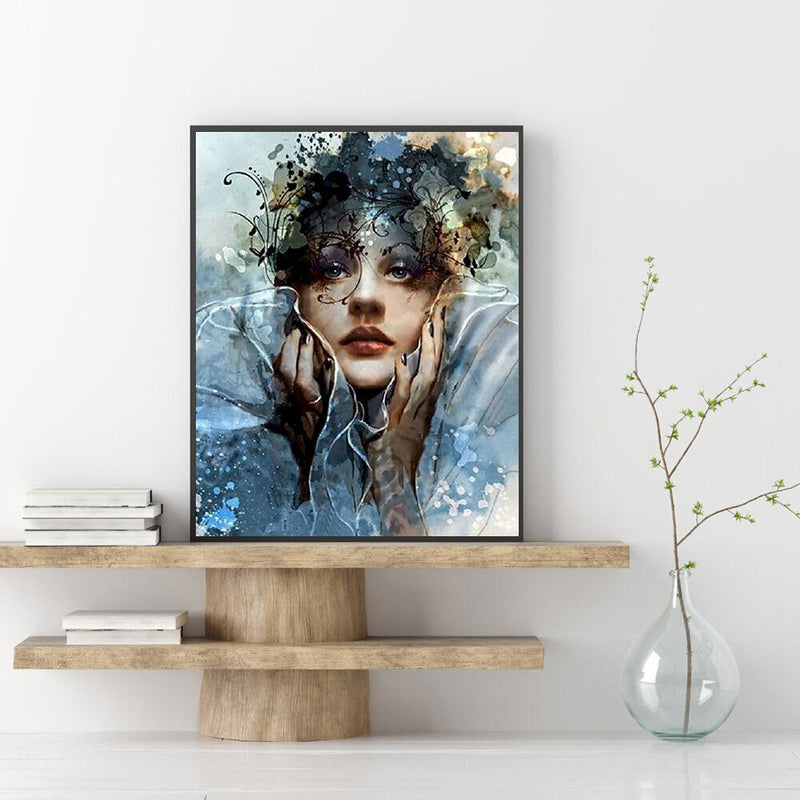 #A Summer Oil Paint By Numbers DIY Canvas Wall Art Picture Craft Home Decorati