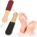 Double-sided Foot File Care Dead Skin Callus Remover Pedicure Tool Wood
