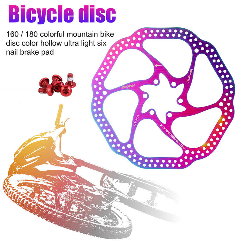 Ultralight Stainless Steel Mountain Bike Rotor Disc Brake Dazzling Bicycle Parts
