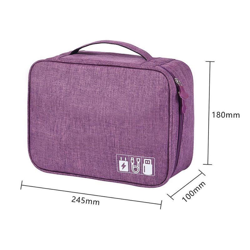 Wires Cable Charger Storage Bags Waterproof Travel Electronics Gadget Pouch