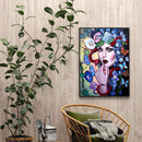 Flower Girl Oil Paint By Numbers DIY Canvas Wall Art Picture Craft Home Decor