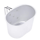 Portable Outdoor Hiking Camping Digital Kettle Bottle with Lunch Box(Black)