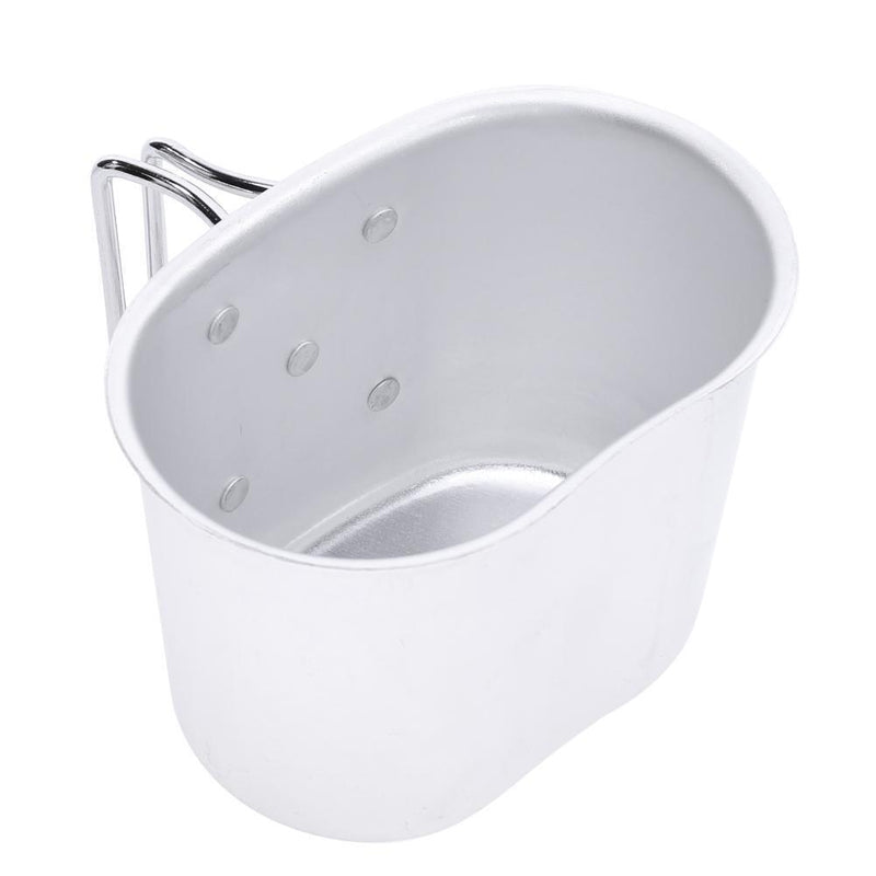 Portable Outdoor Hiking Camping Digital Kettle Bottle with Lunch Box(Black)