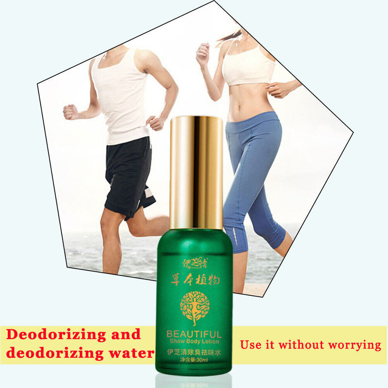 30ml Body Odor Deodorant Water Antiperspirant Spray Underarm Sweat Deodorization