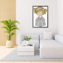 Partial Embroidery Kits White Dress Girl Cross Stitch Printed DIY 14CT Stamped