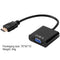 HDMI to VGA Male to Famale 1080P Digital to Analog Video Audio Cable Converter
