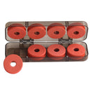 8pcs/set Plastic Wraping Board Fishing Line Wire Shaft Coil Coils Tackle