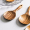 Teak Rice Spoon Set Cooking Spatula Scoop Kitchen Utensils Handle Hot I5U3