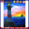 Evening Lighthouse Oil Paint By Numbers Kits DIY Canvas Wall Art Picture Craft