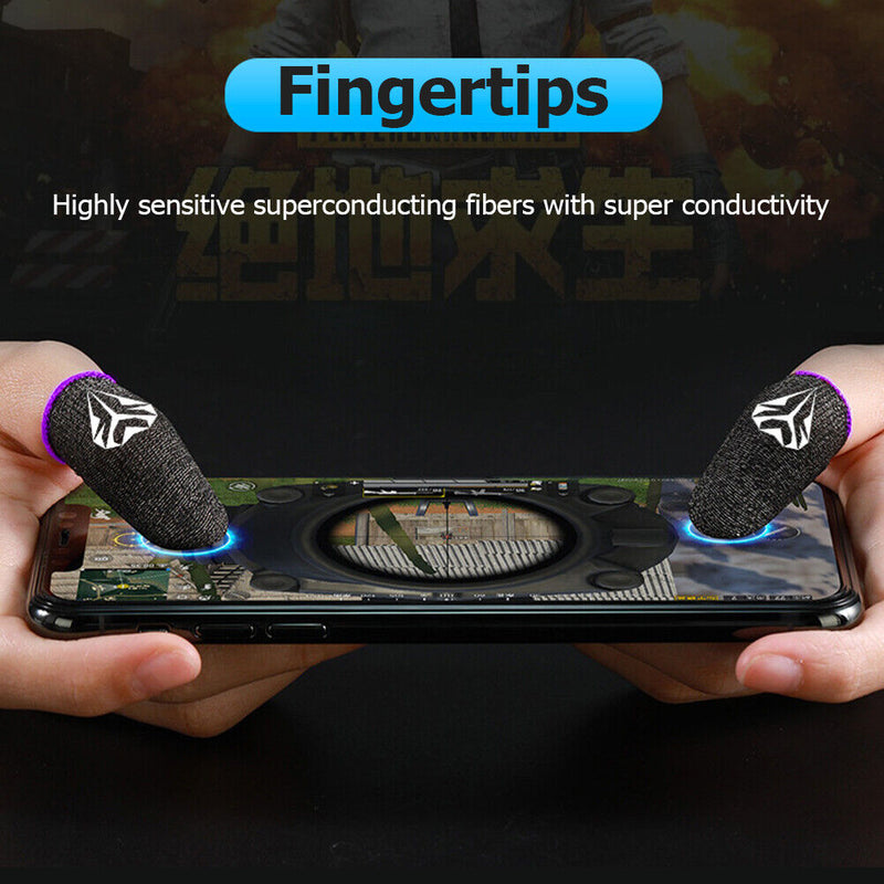 #A 1 Pair Gaming Finger Sleeve for PUBG Breathable Sweatproof Cover Cots