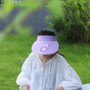 USB Charging Summer Hat with Fan Sunscreen Fishing Hat for Camping Travel Picnic