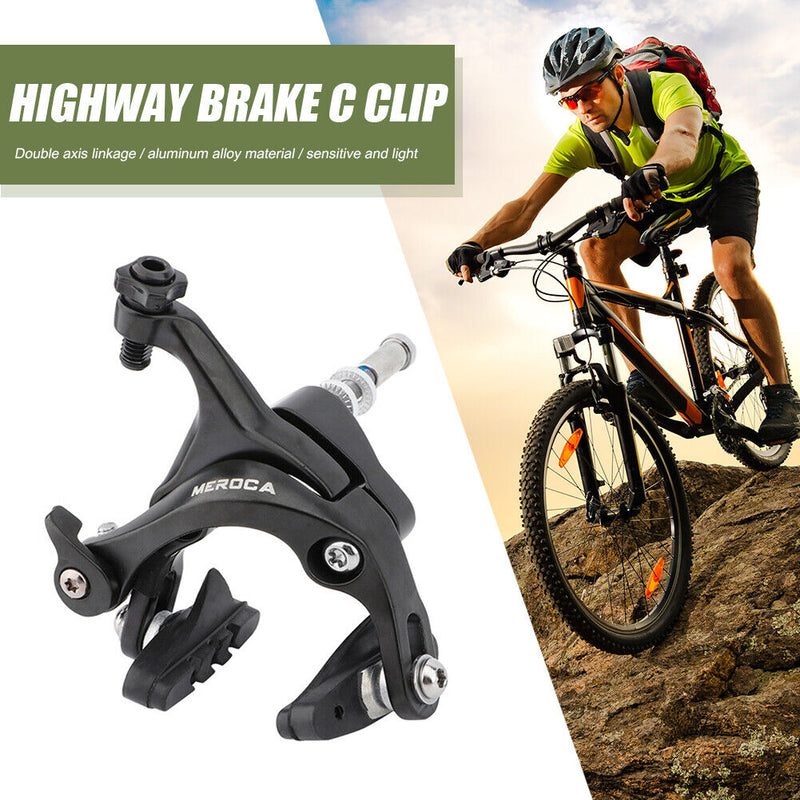 Aluminum Road Bicycle C Brake Caliper Bike Front Rear Brake Handles (Front)