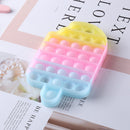 Silicone Luminous Push Bubble Sensory Anti Stress Fidget Toys (Tricolor) Newly