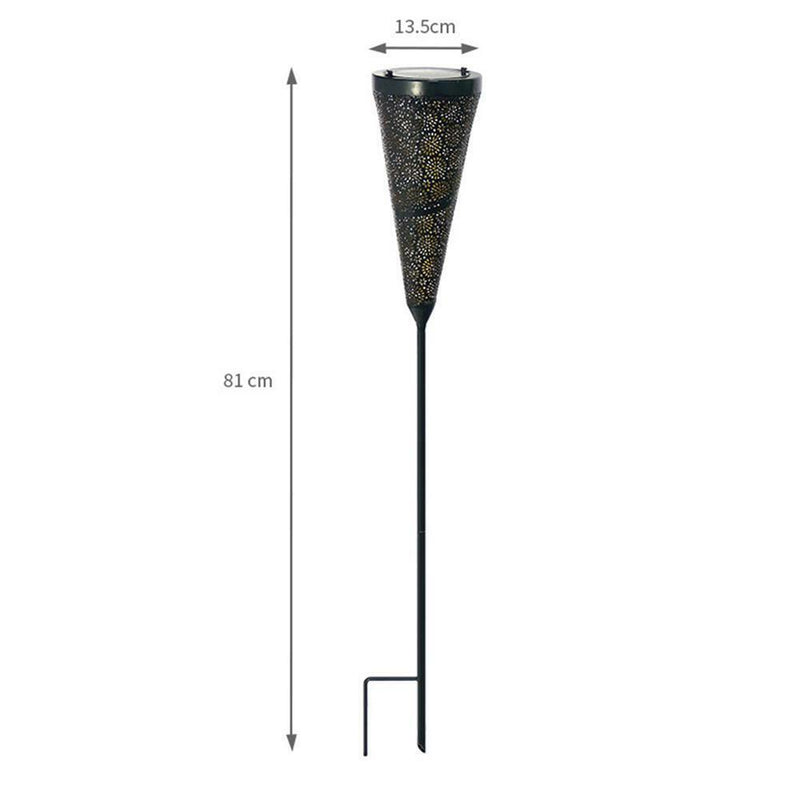 Solar Powered LED Garden Lights Posts Waterproof Outdoor Yards Path Lightings
