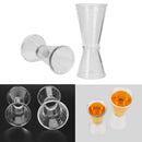 Party Bar PVC Single Drink Jigger Short Measure Cup Double Shot Cocktail Shaker