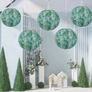 8 inch LED Solar Lantern Waterproof Pendant for Decoration (Large Leaf C) Newly