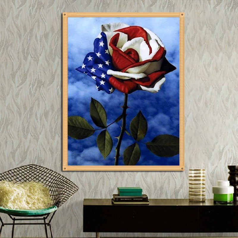 Rose 5D Diamond Painting Embroidery DIY Cross Stitch Craft Needlework Decor