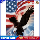 5D DIY Full Round Drill Diamond Painting Flag Eagle Animals for Home Decor