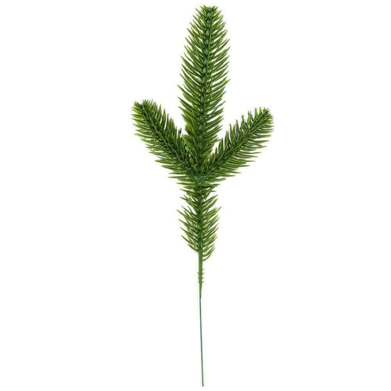 Artificial Flowers Christmas Pine Branches Plastic Leaves Decors Party Tree P7X9