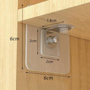 Bearing Capacity Wardrobe Hooks Space Partition Shelf Support Clapboard Hook