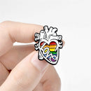 Accessories Cartoon Clothes Jewelry Brain Lung Enamel Pins Anatomy Heart Brooch