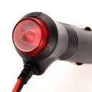 1PCS Universal Car Cigarette Lighter Black 12V 24V Lightweight Socket Plug Stec