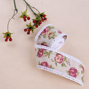 1m/roll Beautiful Flower Hessian Burlap Lace Wedding Decor Cake Runners Newly