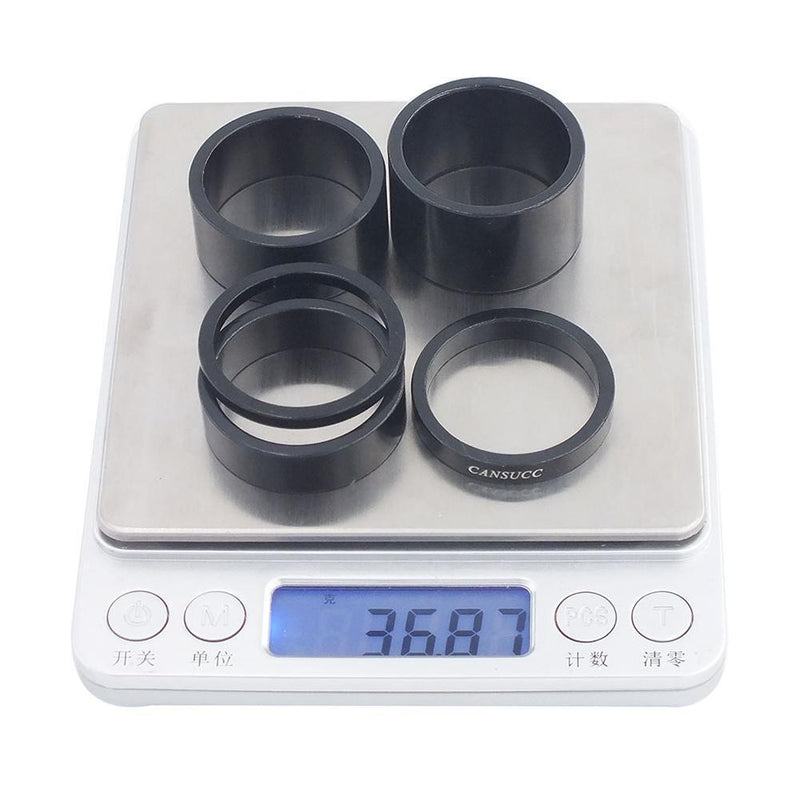 5pcs/Lot CANSUCC Bicycle Headset Washer Aluminum Front Fork Stem Spacers
