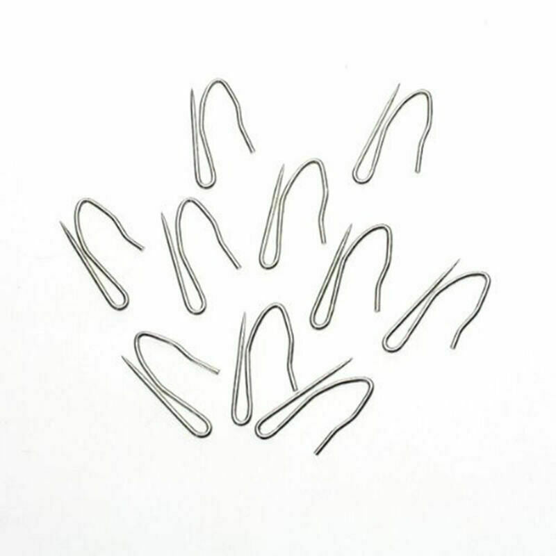 50 Pcs Pin Hooks Curtain Hooks French Pinch Pleat Fabric E1S3 Hook A7U0 Sun S3C9