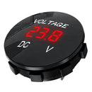 D3 LED Display Digital Panel Voltmeter Voltage Meter for 12-24V Car Motorcy