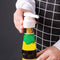 Seasoning Sauce Bottle Spice Container Press Nozzle Kitchen Gadget (White) Newly