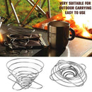 Home Coffee Making Cup Foldable Filter Cups Japanese Special Style Spring B3E0