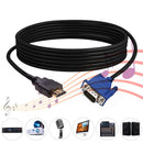 1.8m HDMI Male to VGA Male Cable 1080P Video Cord for HDTV Projector Display DVD
