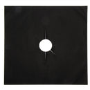 6pcs Stove Protector Covers Heat Resistant Oil-Proof Stovetop Pad (Black)