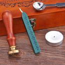 Retro Wax Stick DIY Paint Seal Stamp for Letter Invitations (Dark Green) Newly