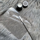Acrylic Clear Makeup Palette Polish Gel Oil Painting Board w/Spatula (02) Newly