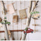 Decorations Car Christmas Tree Decor Wooden Hanging Pendant Craft Ornaments