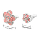 Auto Cute Accessories Aromatherapy Car Clips Bling Rose Car Air Vent Clip