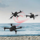 2.4GHz FPV 4K Dual Camera Foldable 4CH RC Drone with 2 Battery (04) Newly