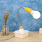 5pcs E27 LED Holder Universal Flexible Extension Lamp Socket(Yellow)
