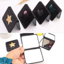 Cosmetic Mirror Double Sided Portable Compact Pocket Foldable Make-up C5J9 E6B4